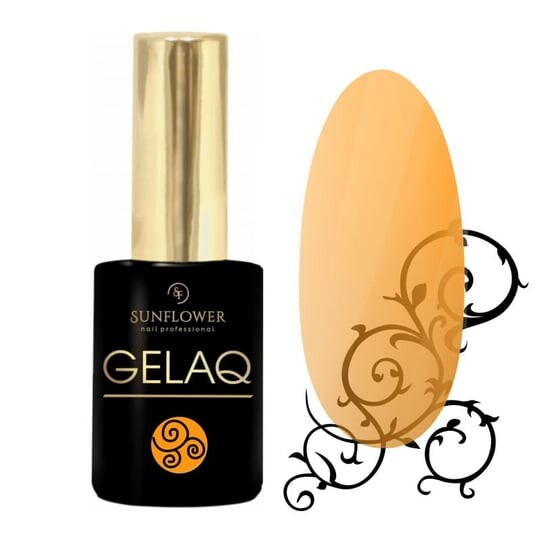 

УФ/светодиодный гибридный лак Gelaq, Vitrage № 456, SUNFLOWER