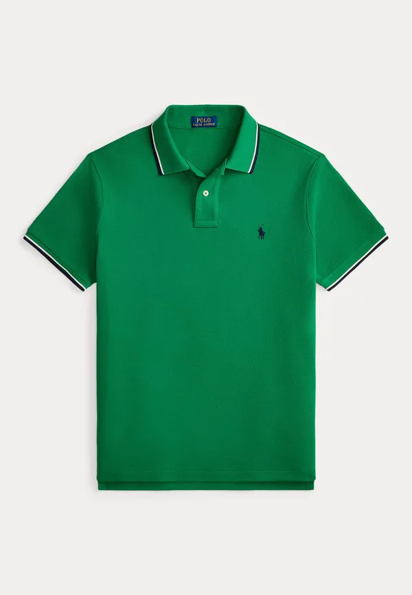 Поло-Рубашка приталенного кроя из сетчатой ткани Polo Ralph Lauren, Billiard — фото 4