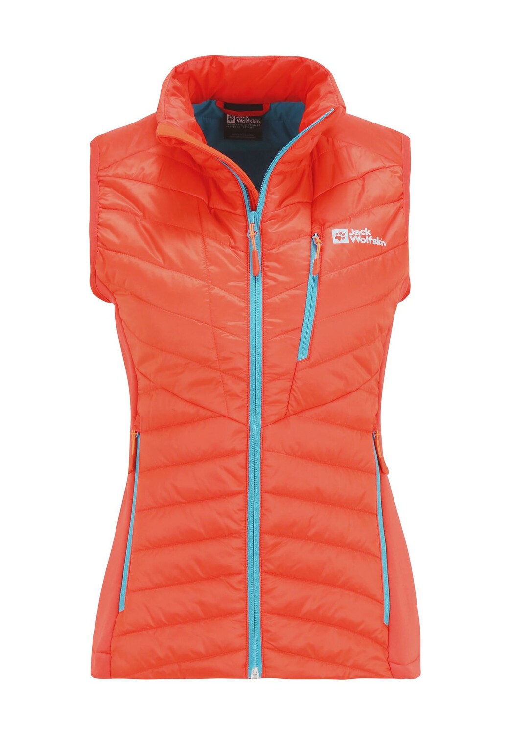 

Routeburn Pro Ins Уличный жилет для женщин с воротником-стойкой Jack Wolfskin, цвет Tango Orange