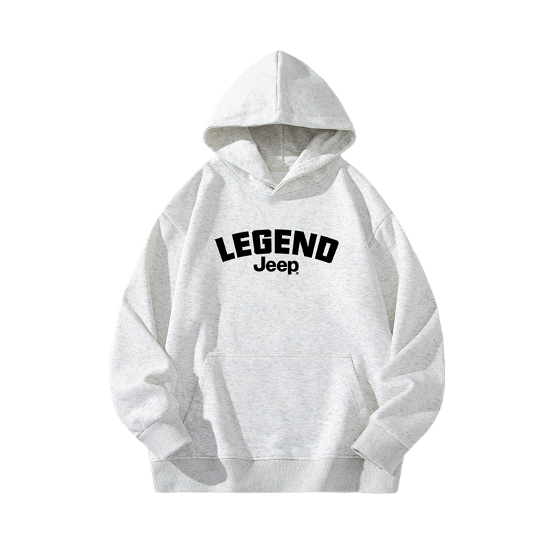 

Свитшот школьный Jeep, цвет хиттер грей