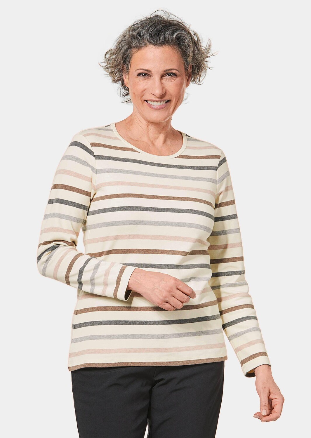 

Рубашка GOLDNER Ringelshirt, кремовый