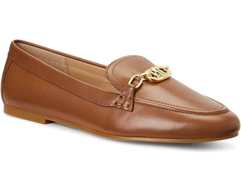 

Лоферы LAUREN Ralph Lauren Averi Nappa Leather Loafer, цвет Deep Saddle Tan