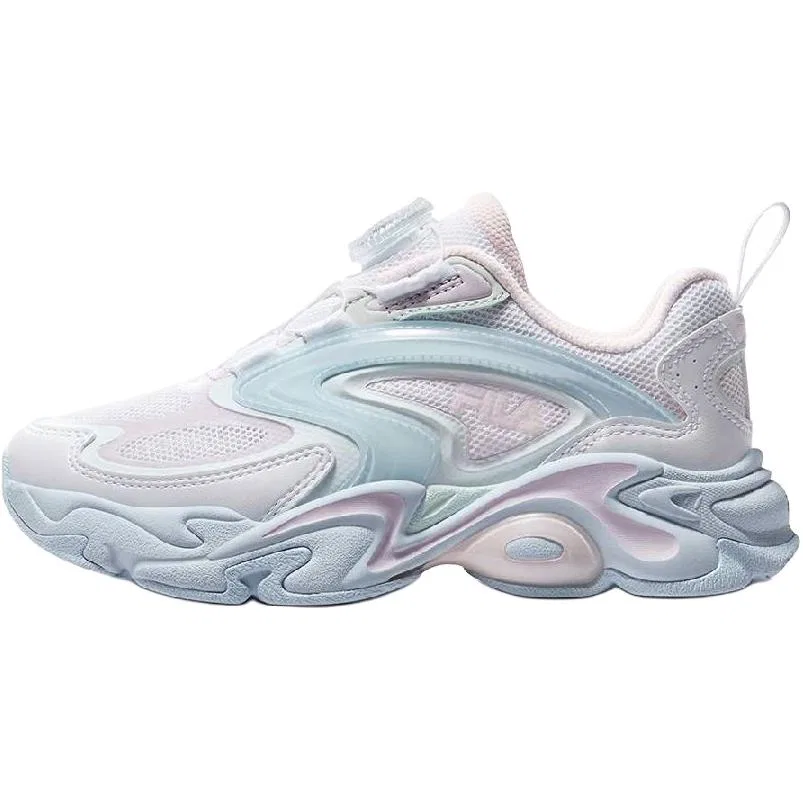 Кроссовки детские Heritage FHT Rebound Breathable Support Low top для бега Light Ice Blue Pink FILA KIDS