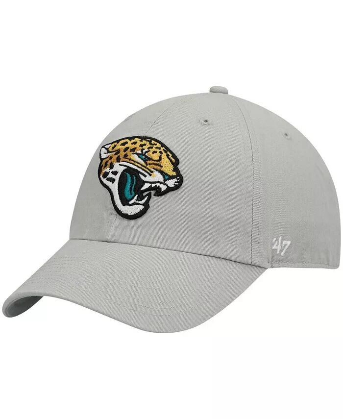 

Мужская серая регулируемая кепка с логотипом Jacksonville Jaguars '47 Brand