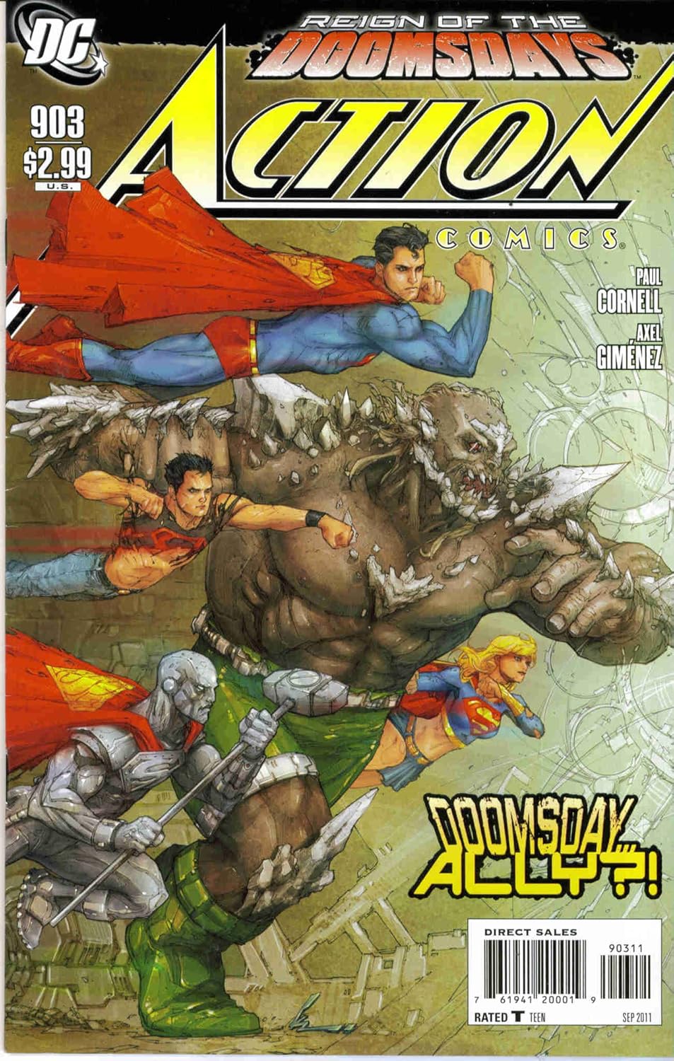 

ACTION COMICS Return of the Doomsdays # 903 (9/11) Doomsday Ally! (DC Comics)