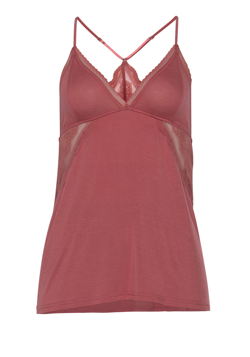 

Топ LASCANA Babydoll, розовый