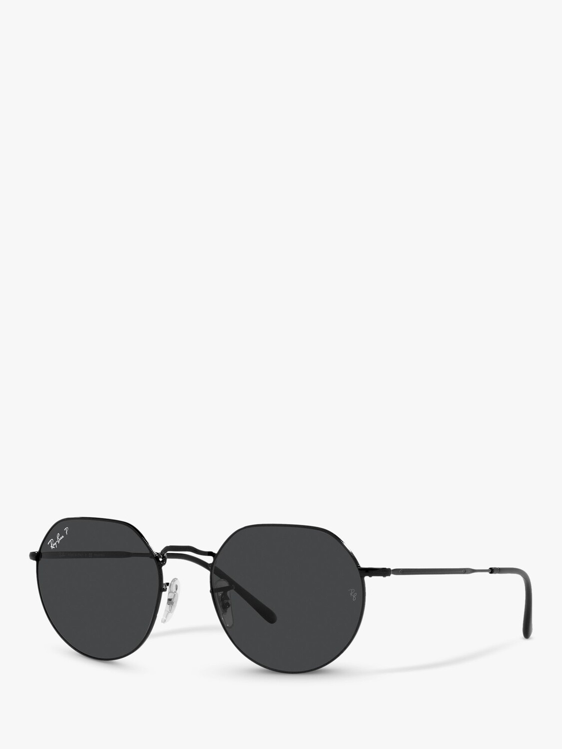 

Ray-Ban RB3565 Jack унисекс поляризационные металлические шестиугольные солнцезащитные очки, черные