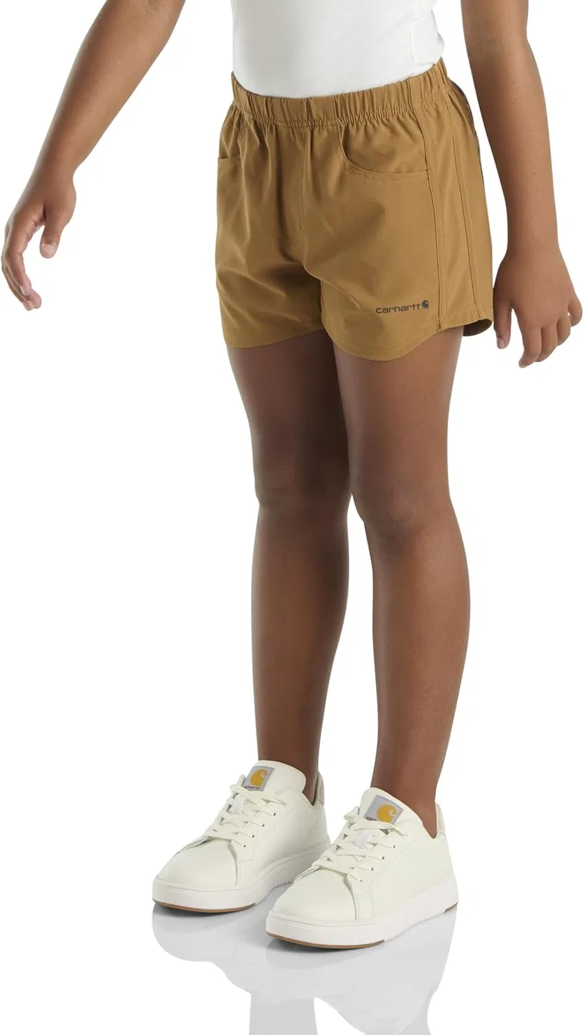 Шорты Carhartt Girls Rugged Flex Ripstop Denim Short, Carhartt Brown — фото 3