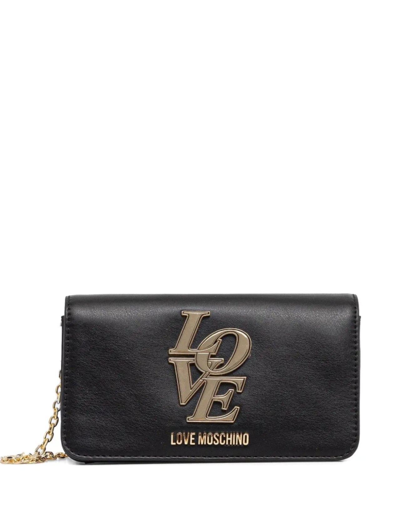 

Сумка-клатч с логотипом Love Moschino, черный