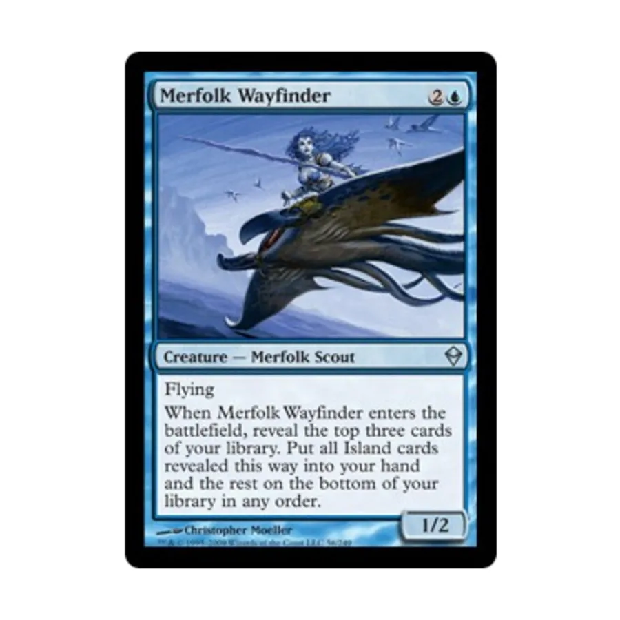 

CCG Мерфолкский Путеводитель (U), MTG - Zendikar