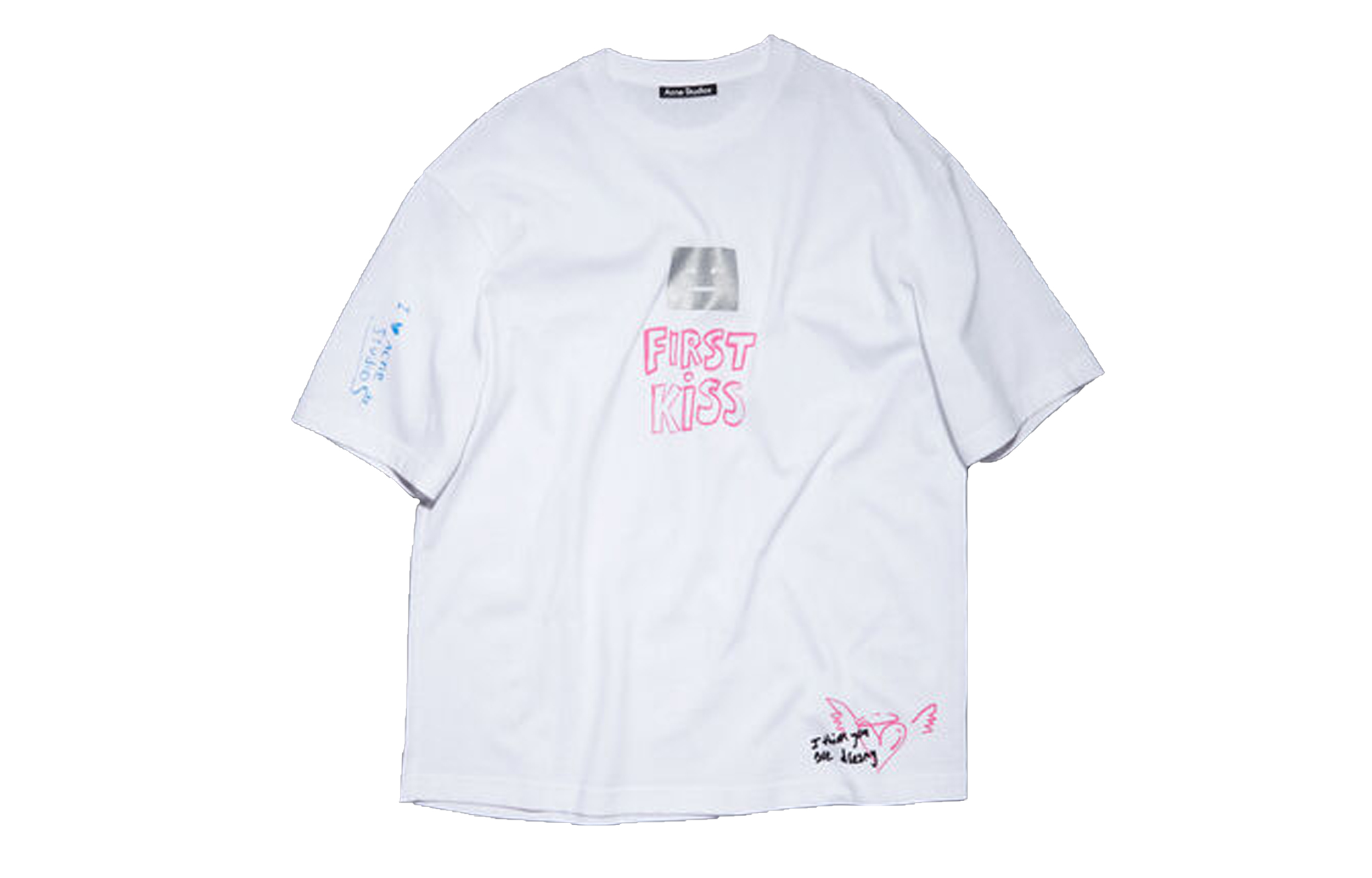 

Acne Studios Футболка унисекс светло-белая
