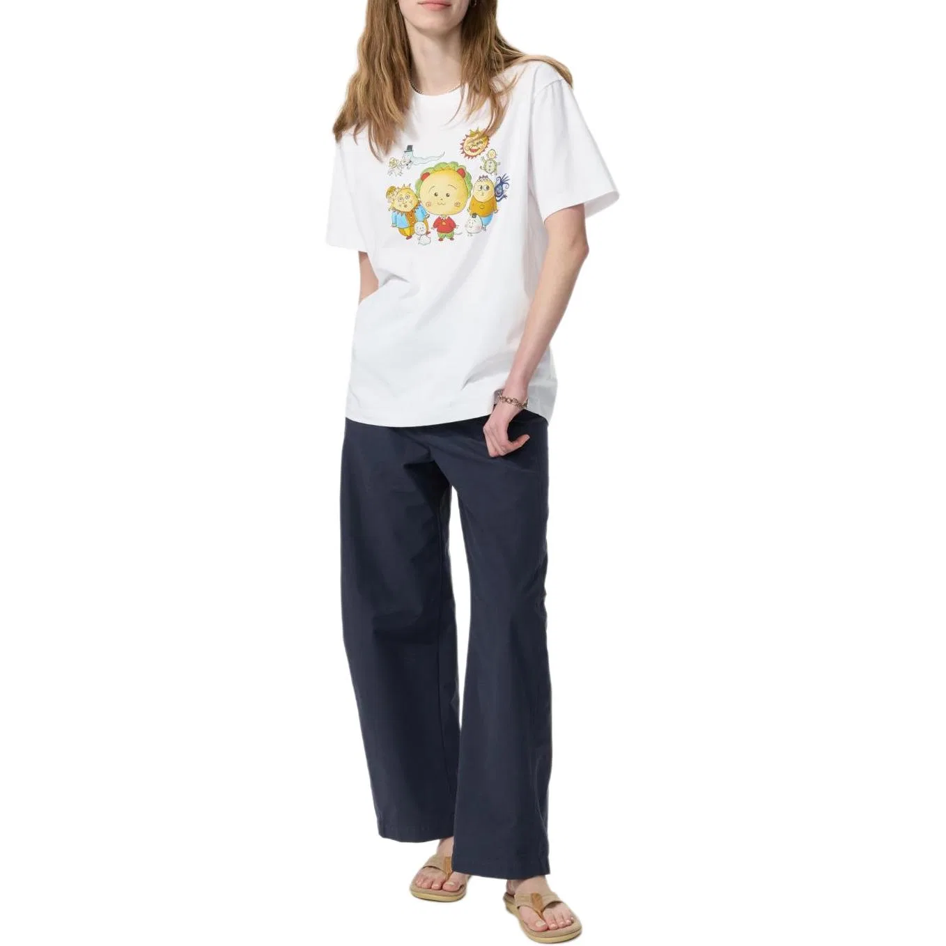 Футболка KEJIKEJI x Shueisha UNIQLO белая — фото 4