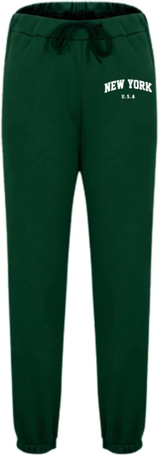 Спортивный костюм с принтом, бренд Generic, New York-dark Green — фото 4