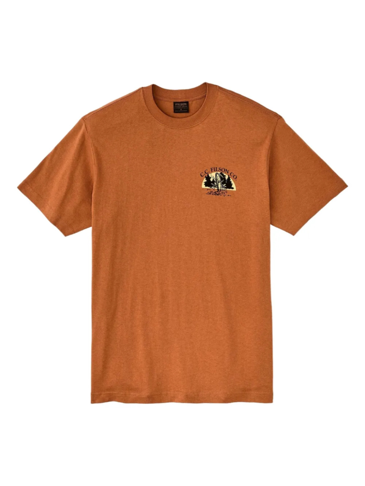 

Футболка из хлопка Filson, оранжевый