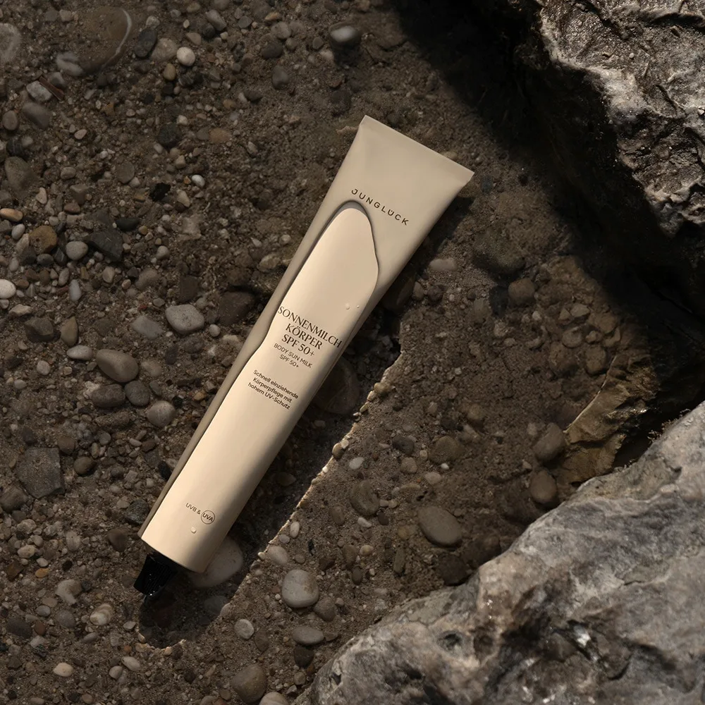 Солнцезащитный крем, солнцезащитный лосьон, крем для тела с SPF 50+ Junglueck, 100 мл — фото 3