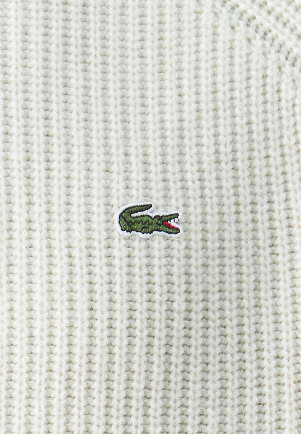 

Вязаный свитер Lacoste, кремовый