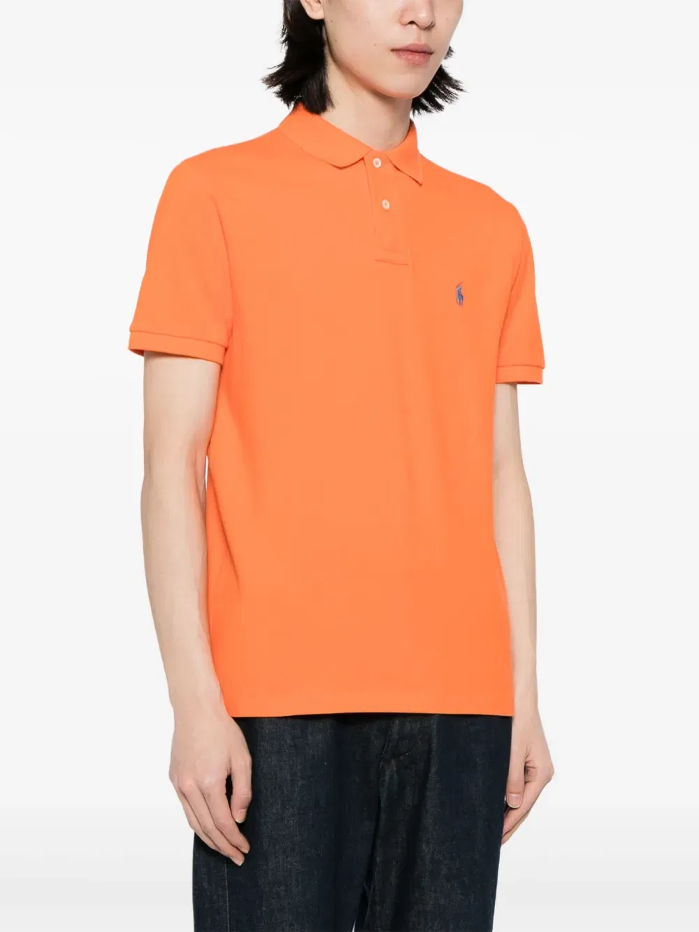 Рубашка-поло с коротким рукавом Polo Ralph Lauren, оранжевый — фото 3