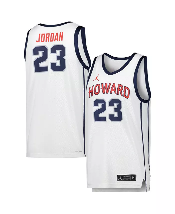 

Мужская баскетбольная майка-реплика Michael Jordan Howard University Bisons, белый