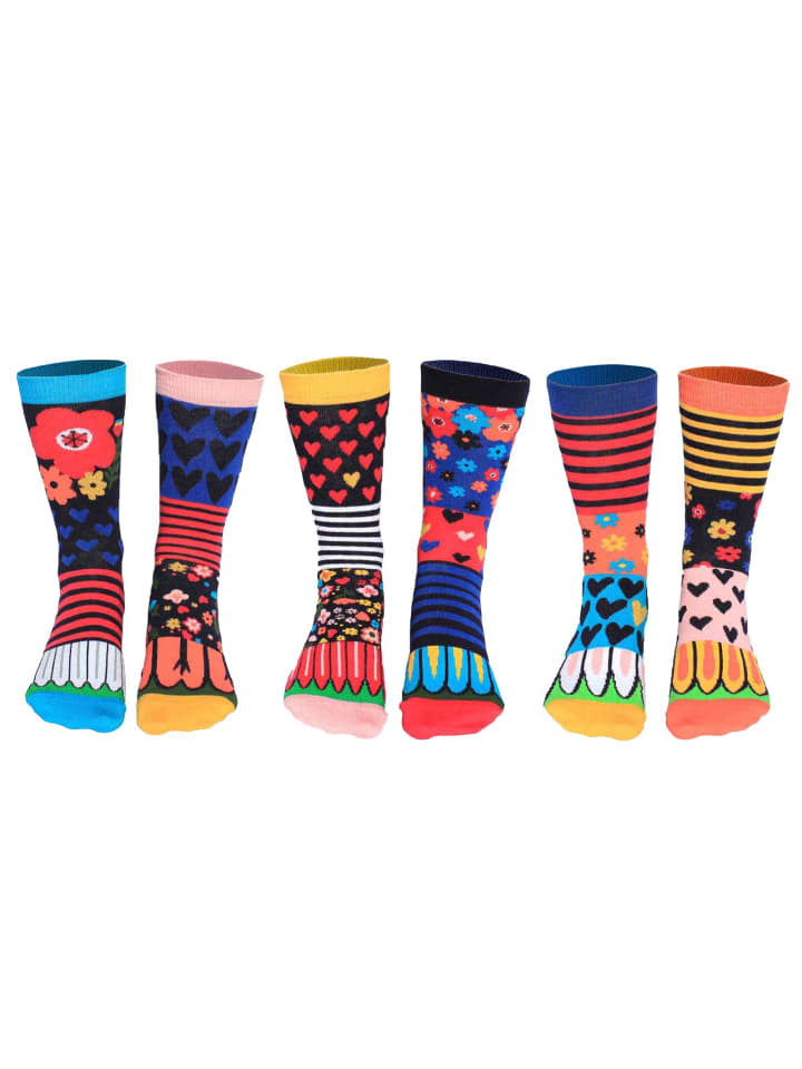 

Носки United Oddsocks, цвет flower box