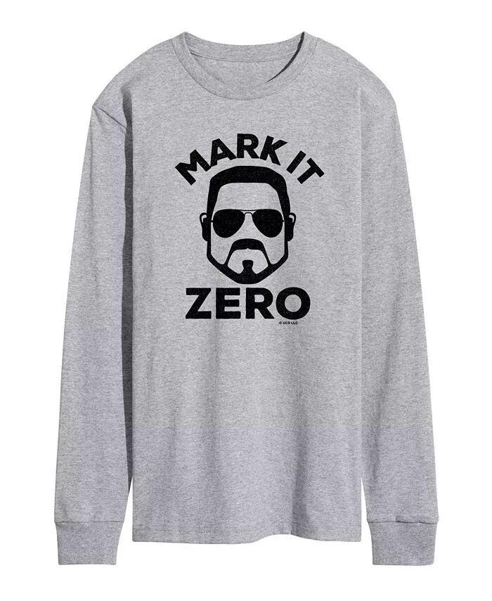 

Мужская футболка с длинным рукавом The Big Lebowski Mark It Zero AIRWAVES, серый