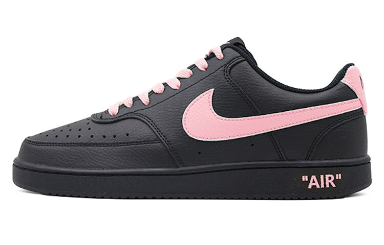 

Кроссовки Nike Court Vision 1 Skateboarding Shoes Unisex Low-top Pink, черный/розовый