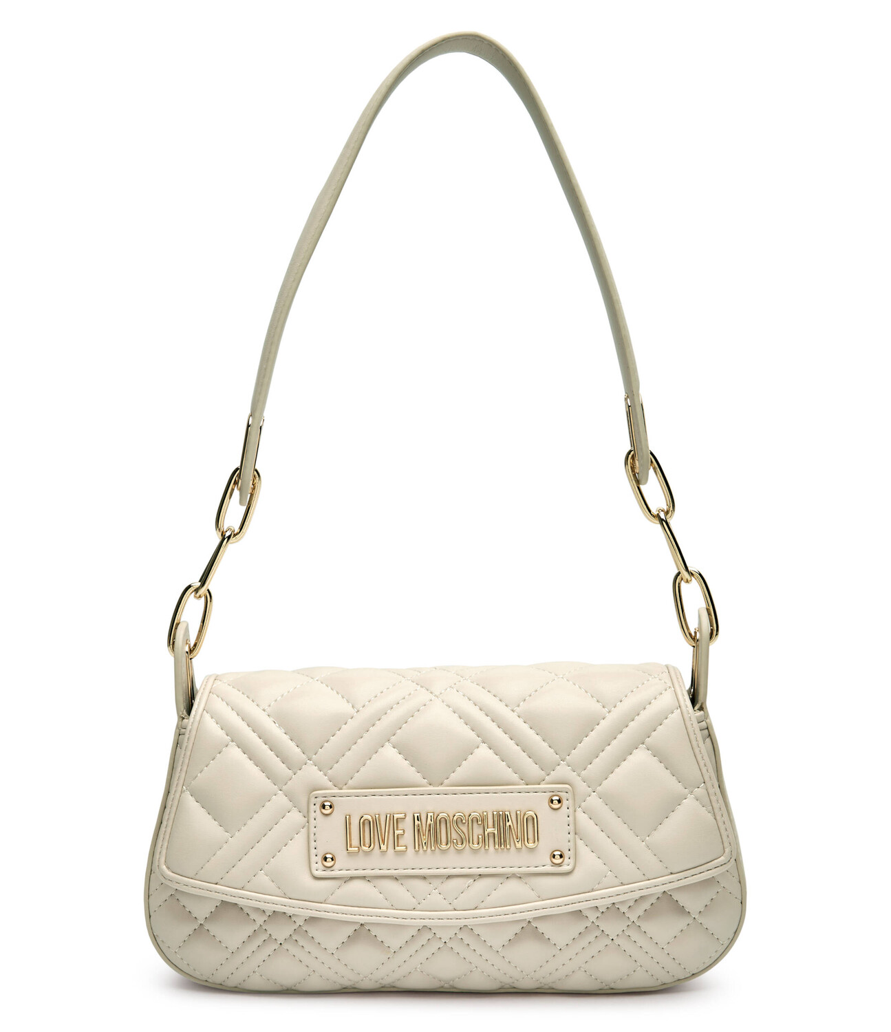 

Сумка через плечо Love Moschino, кремовый