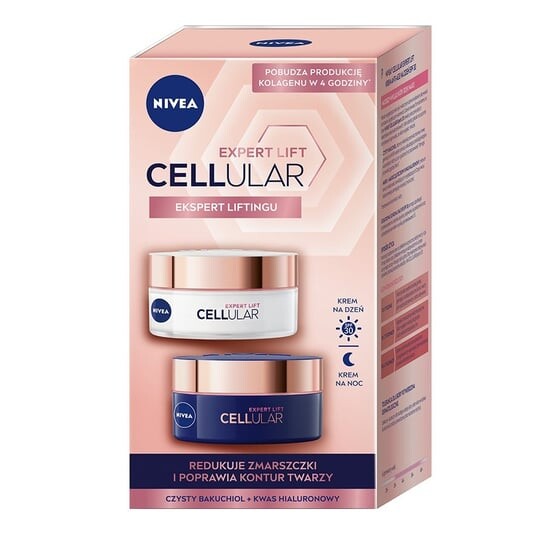 

Подарочный набор Cellular Expert Lift дневной антивозрастной крем SPF30 50мл + ночной антивозрастной крем 50мл Nivea
