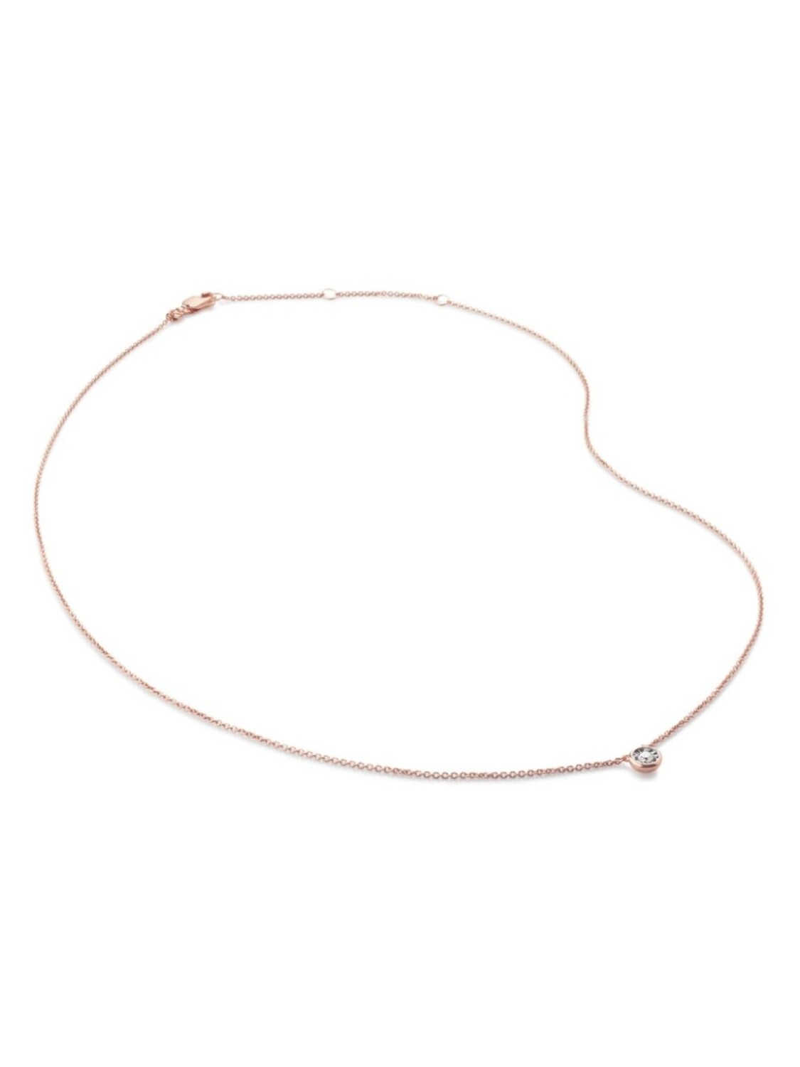 

Ожерелье Essentials Monica Vinader, розовый