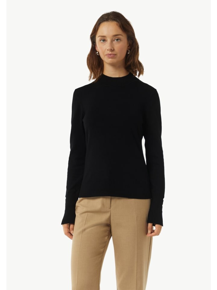 

Пуловер comma Strickpullover langarm, черный
