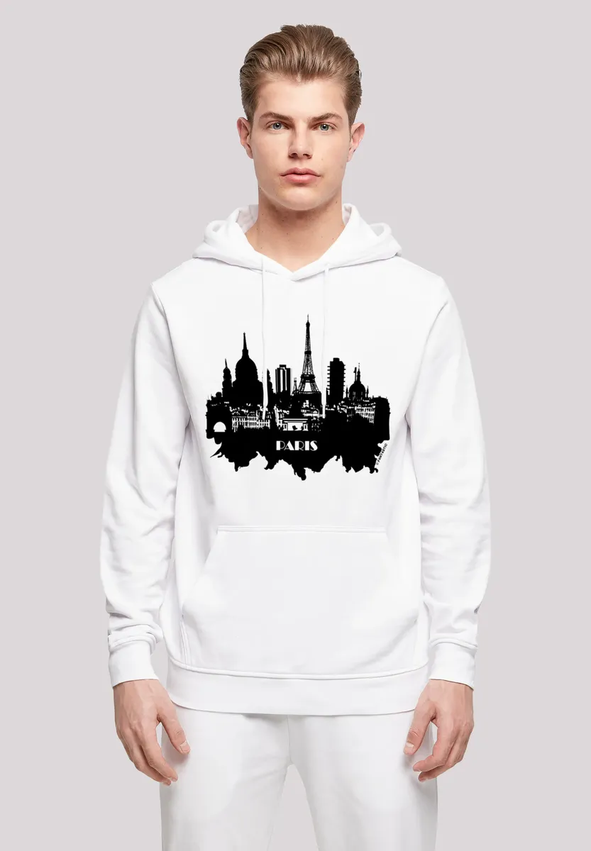 

Толстовка F4NT4STIC "PARIS SKYLINE HOODIE", принт, белый