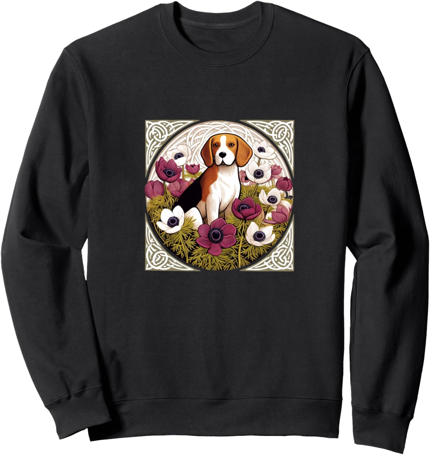 

Толстовка с изображением бигля Beagle Lovers Snugg, черный