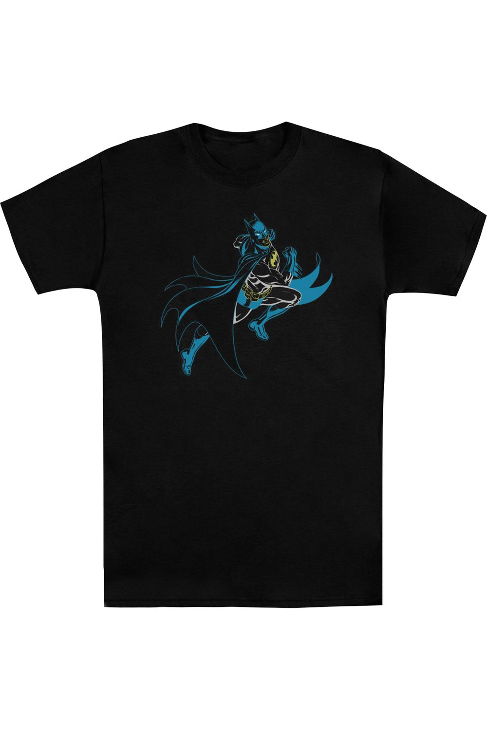 

Футболка с коротким рукавом для взрослых Batman Neon Batman Gildan, черный