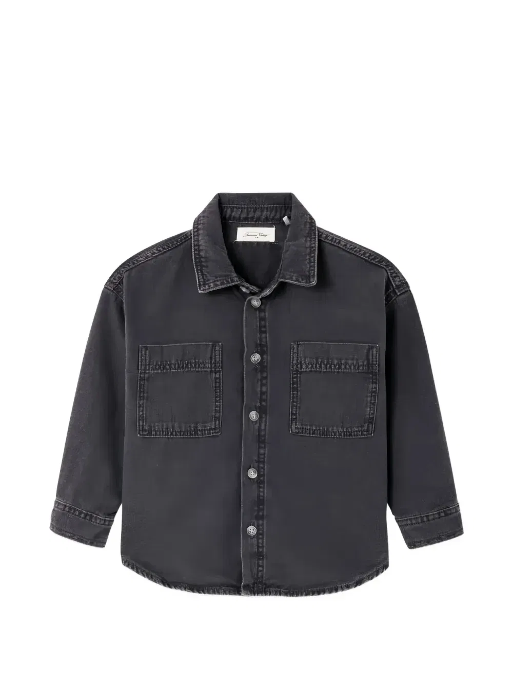 Рубашка с карманами Jazy American Vintage Kids, серый