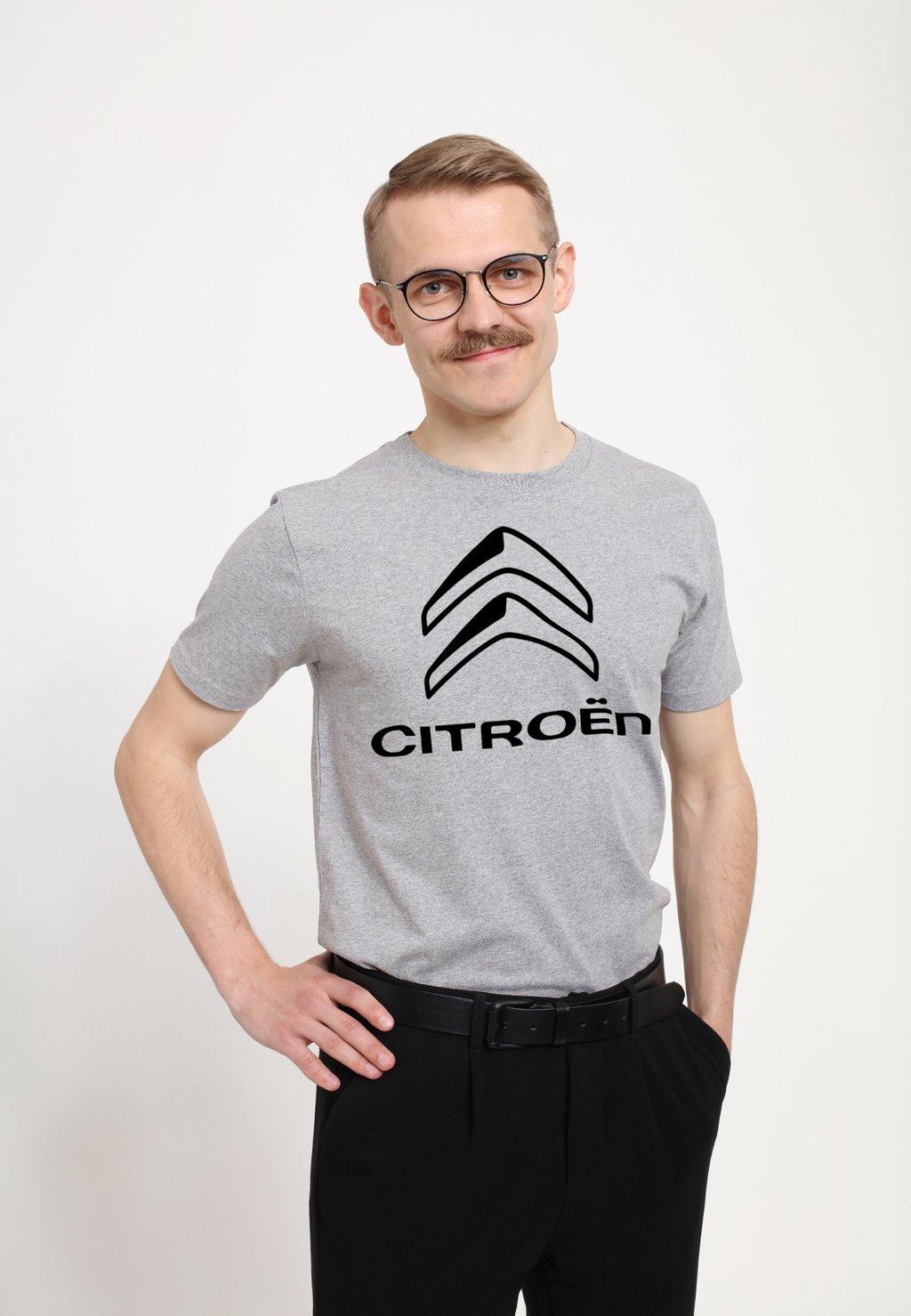 

Футболка с принтом CITROEN LOGO Henry Tiger, цвет Heather Grey