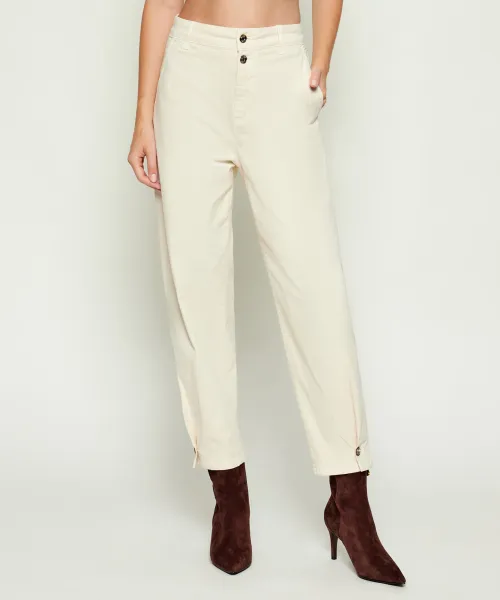 

Брюки Tapered fit Liu Jo, бежевый