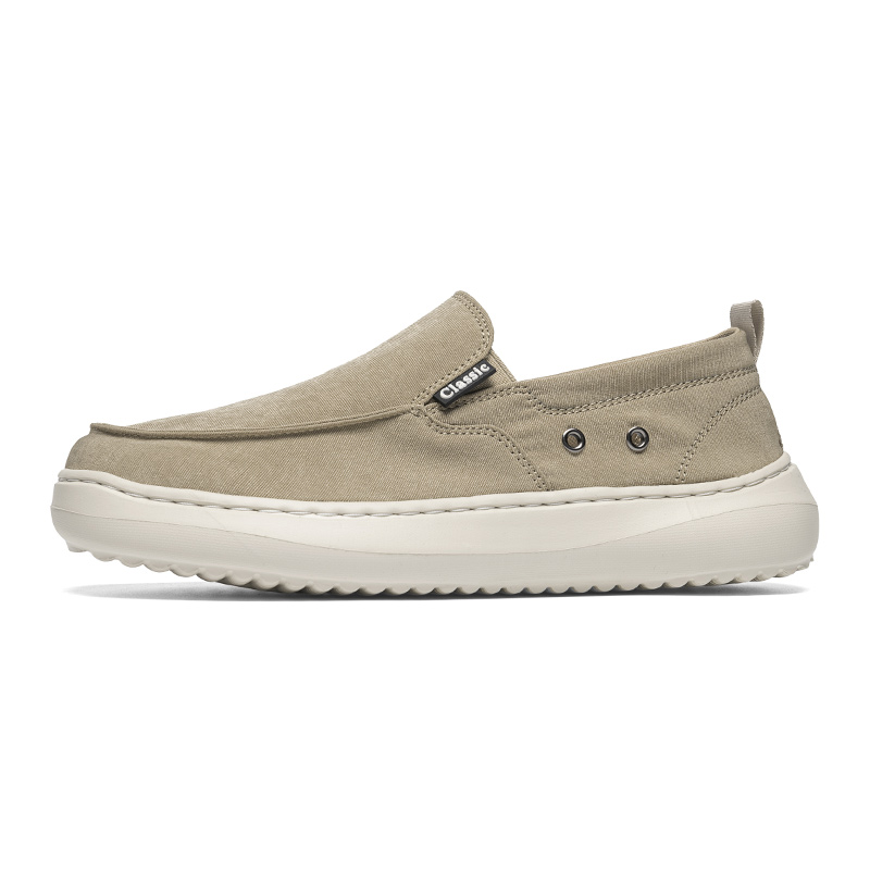 

BOLE Низкие матерчатые туфли мужские хаки, цвет Khaki