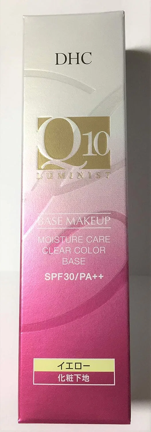 Тональная основа DHC Q10 Moisture Care Clear Color Base, желтый
