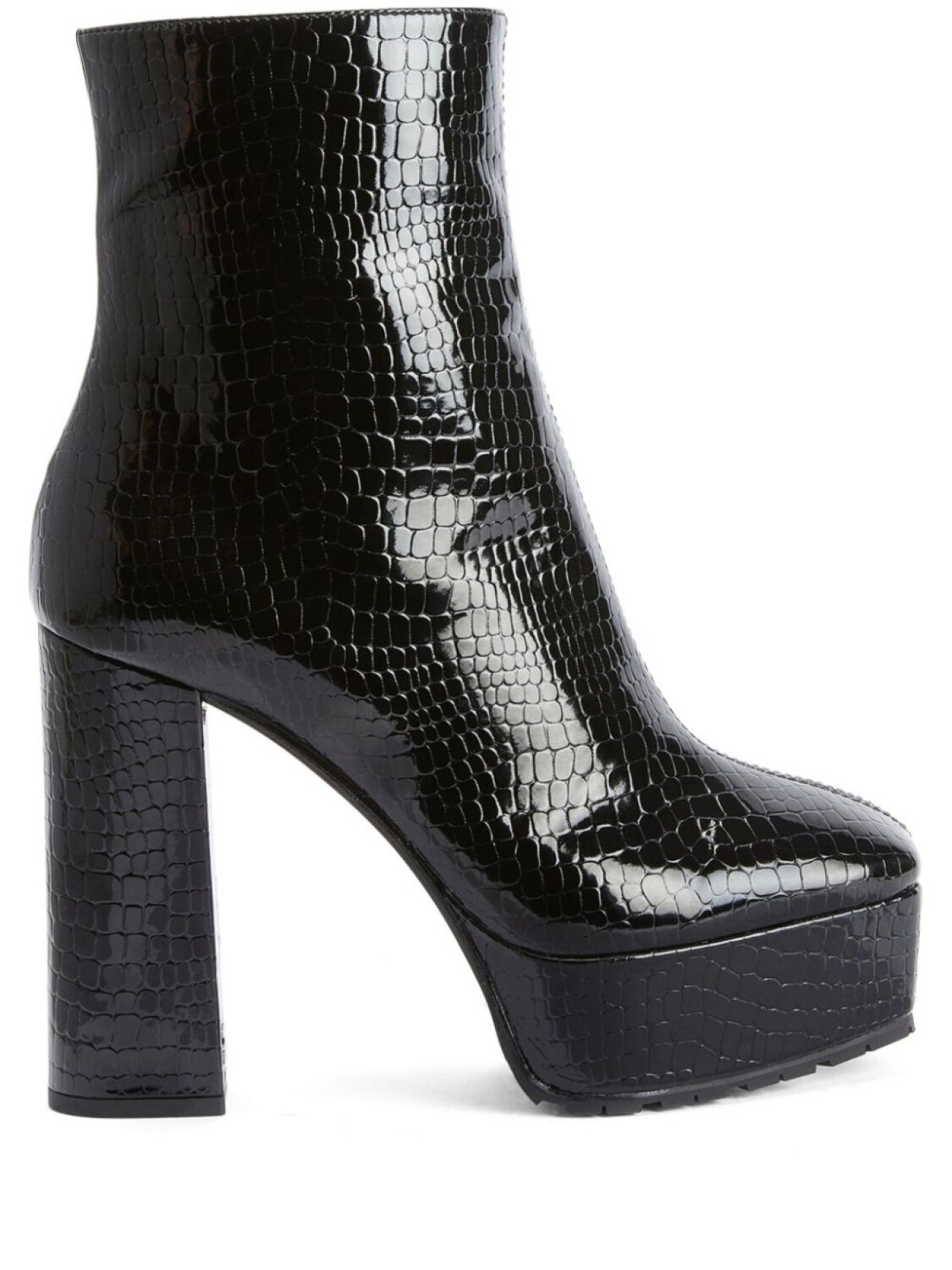

Giuseppe Zanotti ботильоны Morgana 120 с тиснением под кожу крокодила, черный