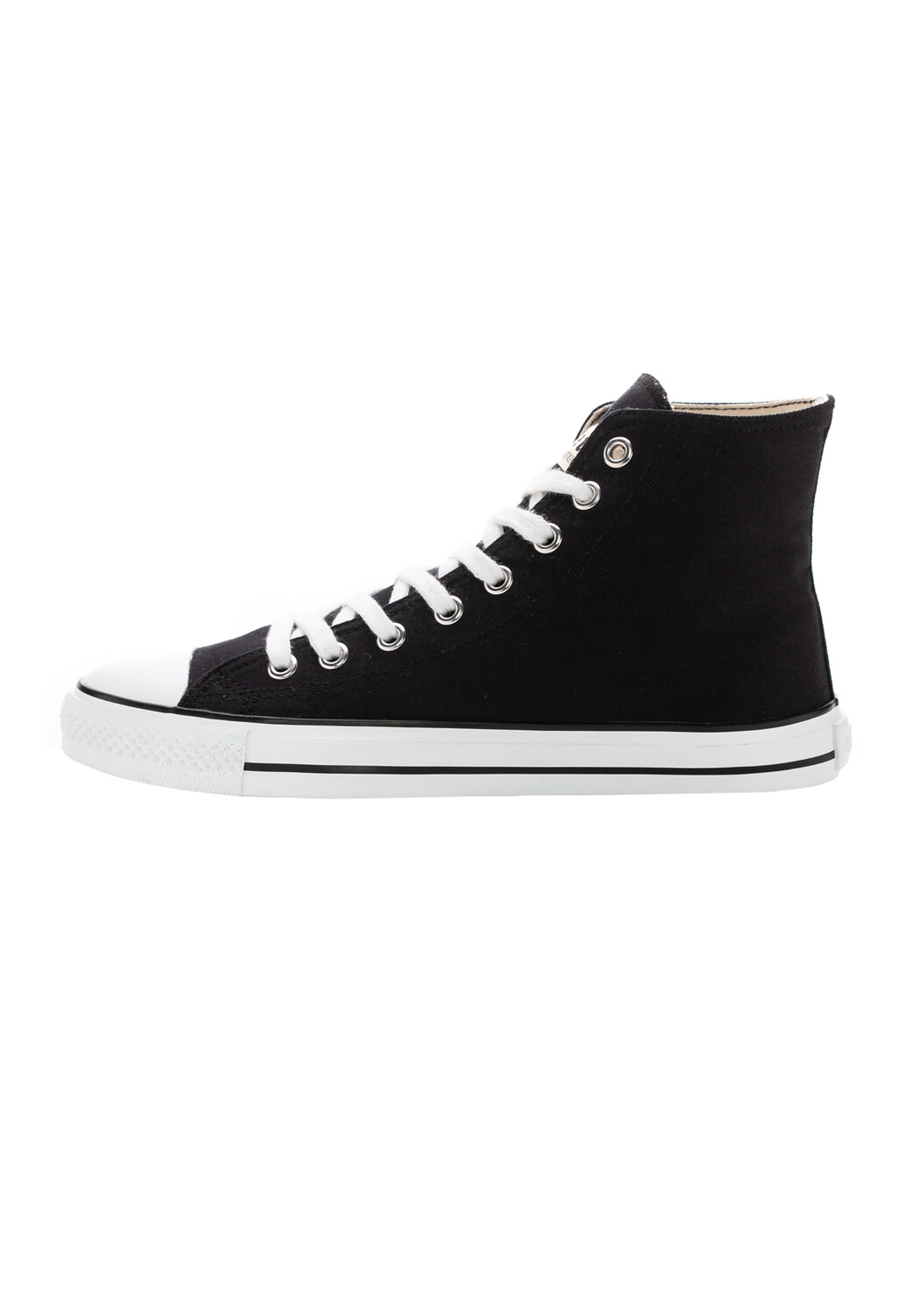 

Кроссовки ethletic Canvas White Cap Hi Cut, цвет jet black | just white