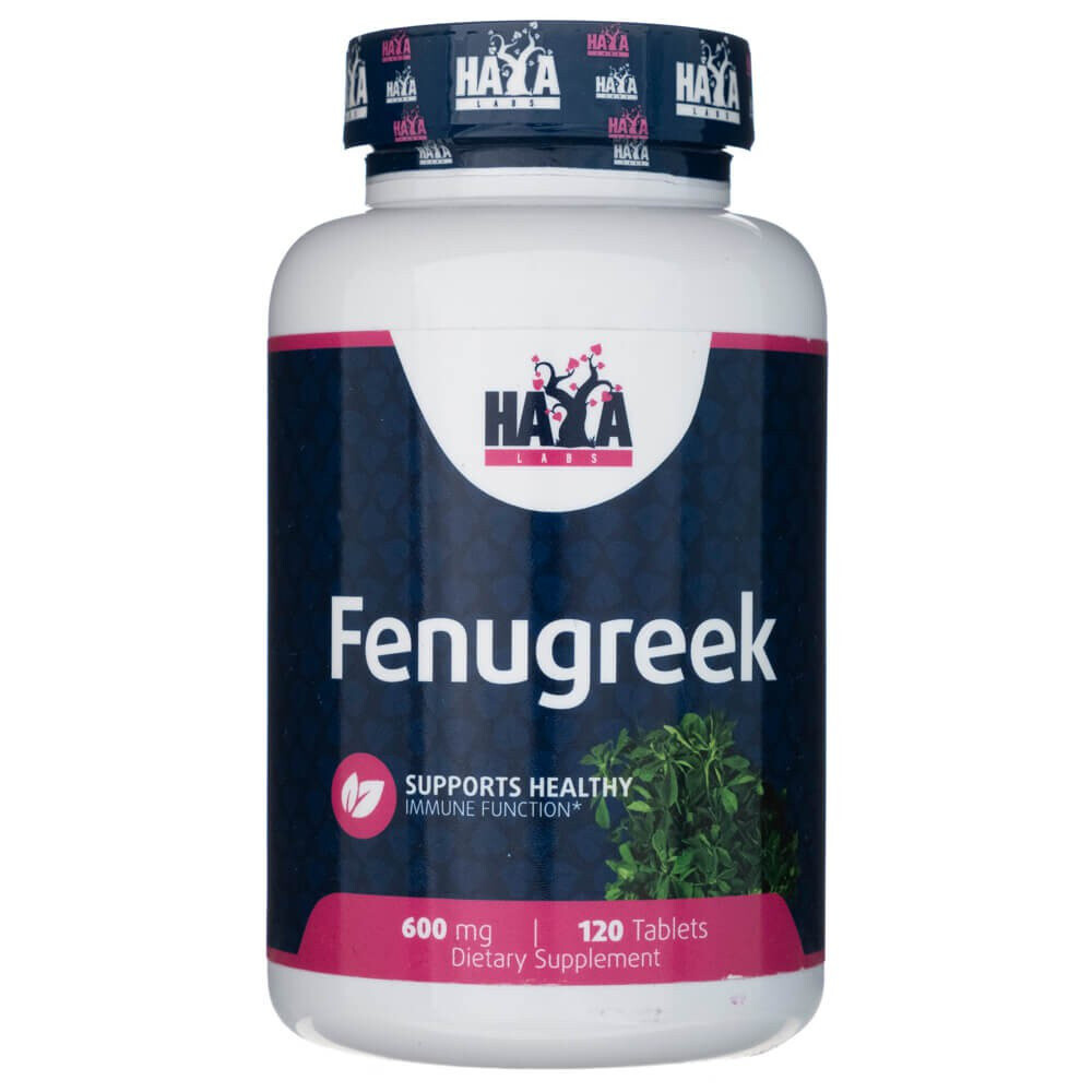 

Биологически активная добавка Haya Labs Fenugreek (Пажитник) 600 мг - 120 таблеток