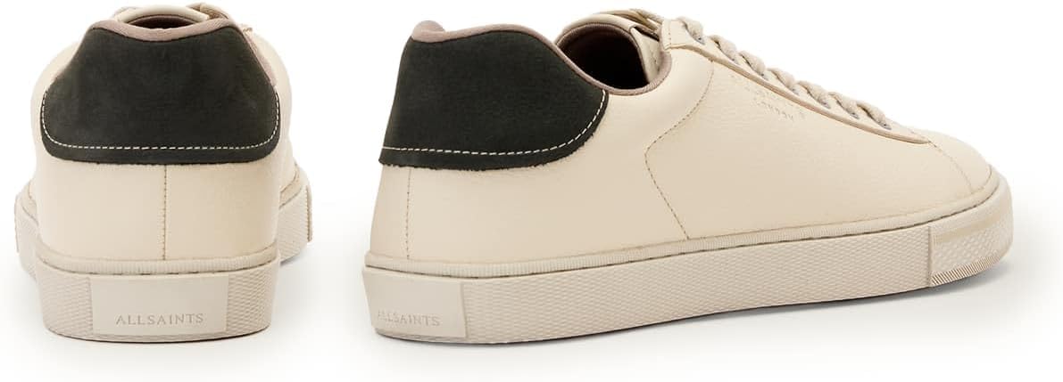 Мужские кроссовки AllSaints Tucker Low Top, белый/зеленый — фото 3