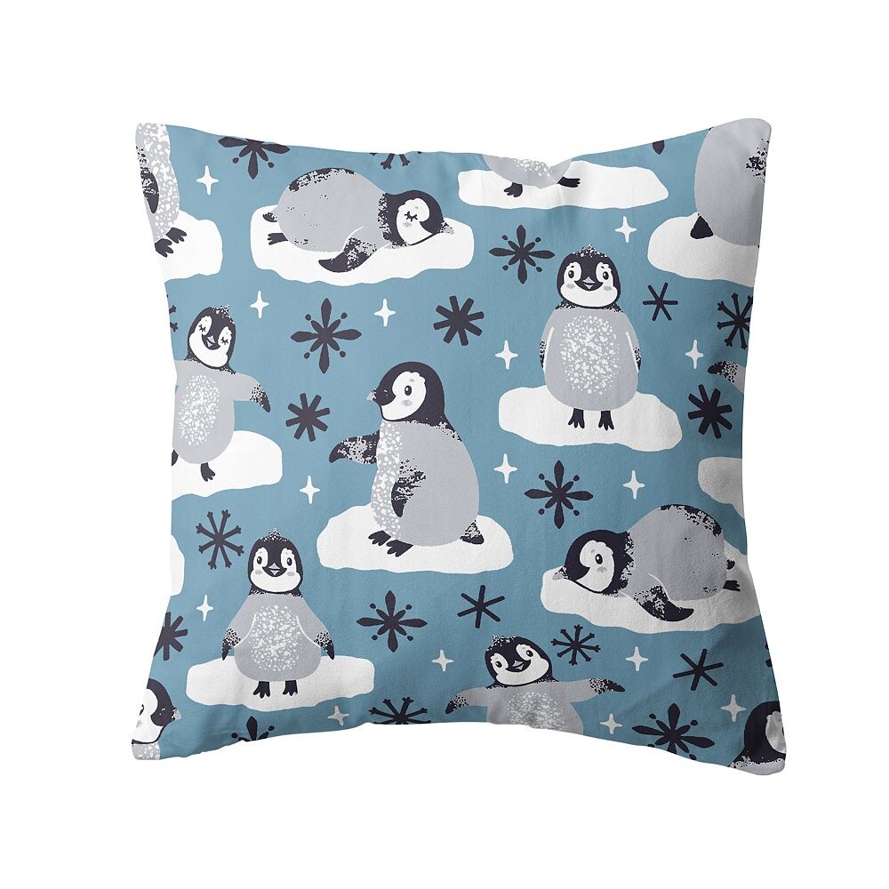

Декоративная подушка Harper Lane Penguin, синий