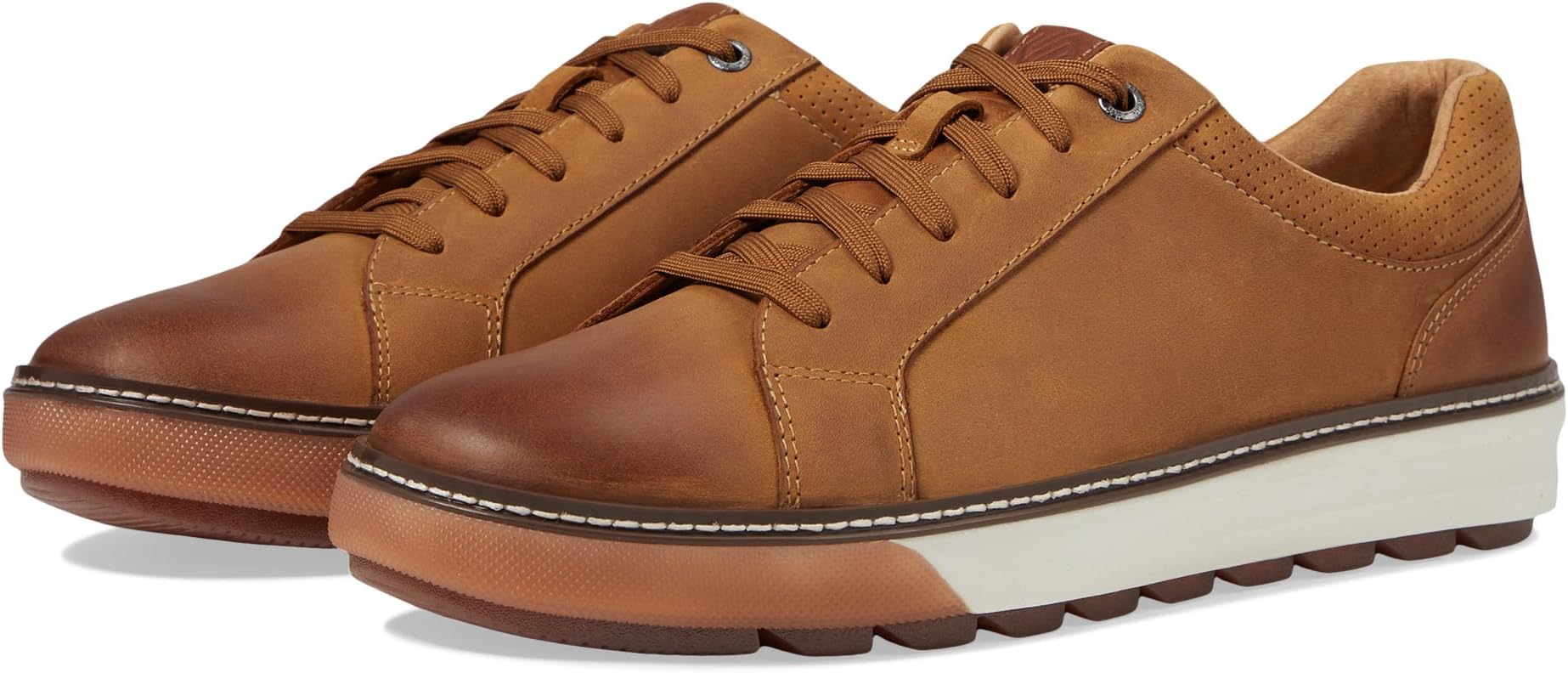 

Кроссовки Johnston & Murphy Mcguffey Lug Lace-To-Toe, цвет Tan Oiled Waterproof Full Grai