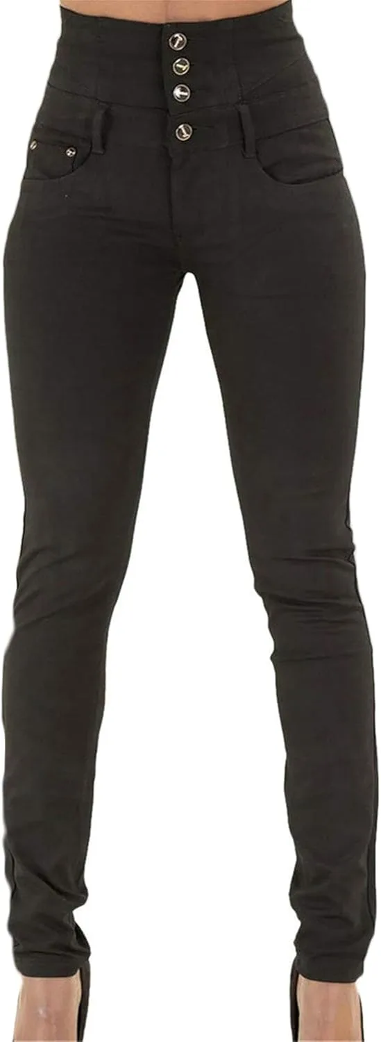 

Andongnywell женские джинсы скинни с эффектом подтяжки ягодиц, завышенная талия