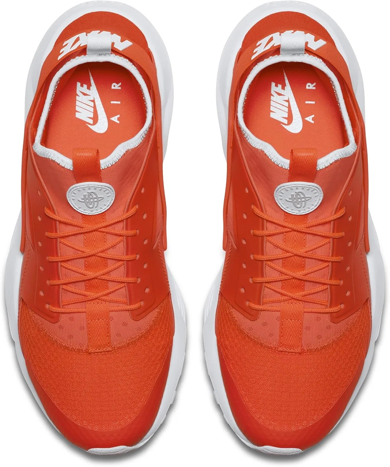 Мужские кроссовки Nike Air Vapormax Plus, белый/ярко-красный/серый — фото 4