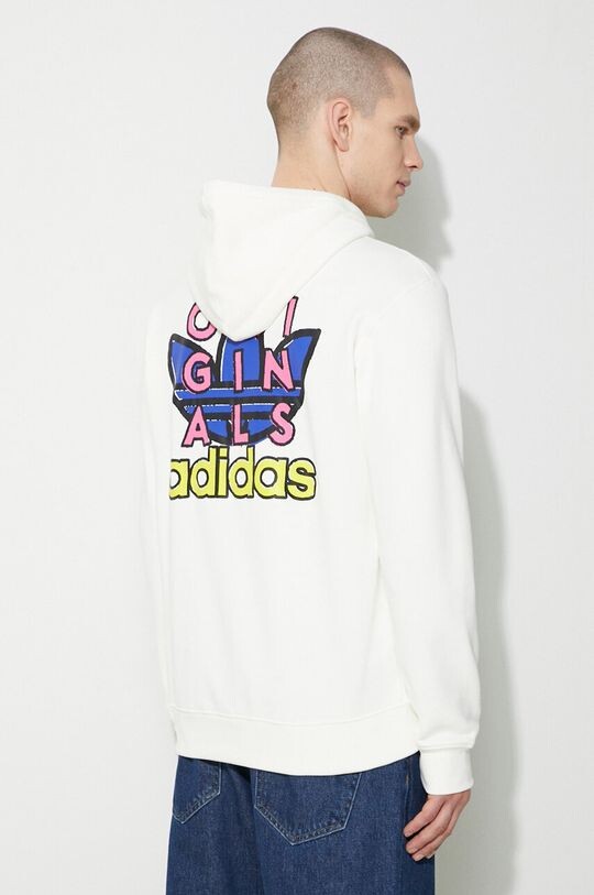 

Хлопковая толстовка adidas Originals, бежевый