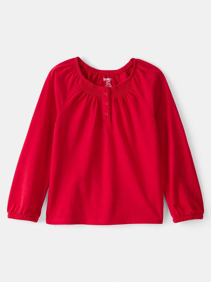 

OshKosh Футболка с длинными рукавами красного цвета