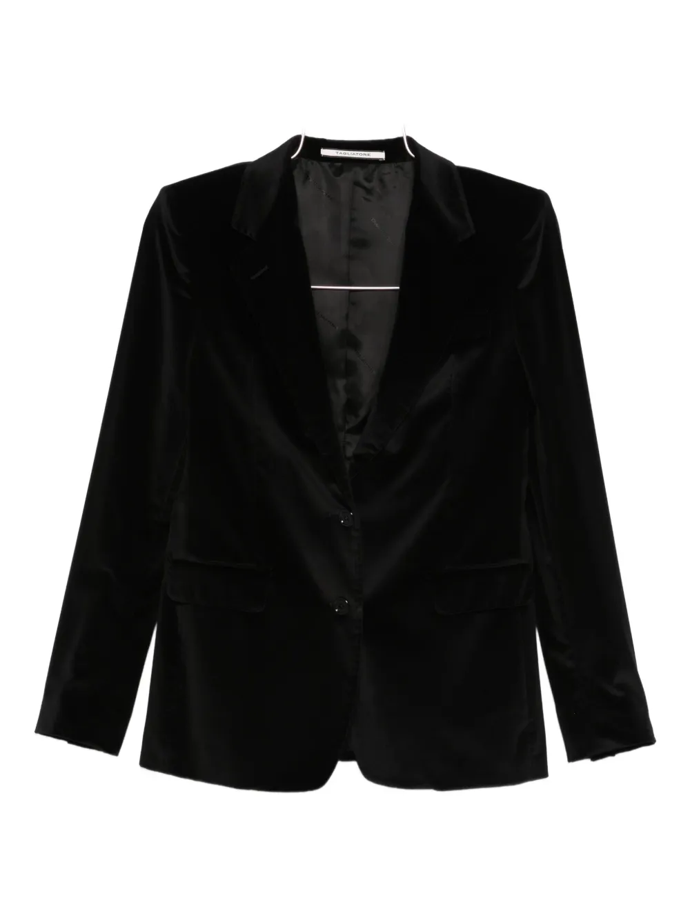 

Бархатный пиджак на пуговицах TAGLIATORE, черный