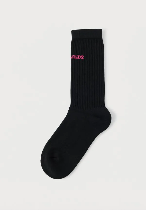 Носки средней высоты Dsquared2, Black/Fuxia