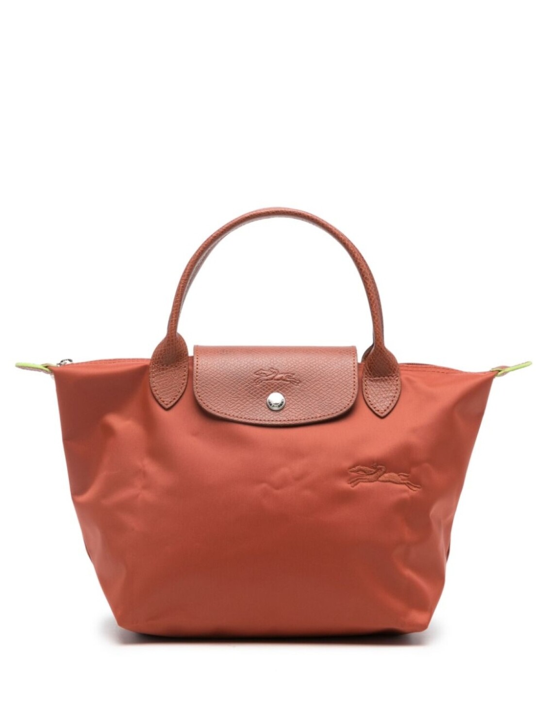 

Маленькая сумка-тоут Longchamp Le Pliage Green, коричневый
